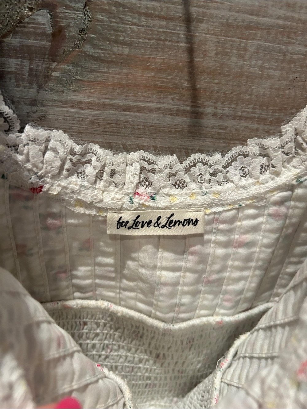 NWOT For Love & Lemons Guisti Floral Midi Dress size S SAMPLE Piece - Picture 12 of 15